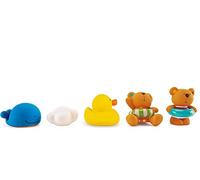 Hape Lanzadores de Chorros Osito y Sus Amigos | Juguetes de Baño Interactivos | A Partir de 18 Meses