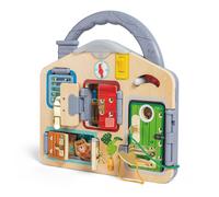 Hape Lock & Learn Playboard - Unlocking Adventure, Develop Fine Motor Skills, In