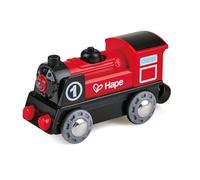 Hape Locomotora de Vapor Clásica | Tren de Juguete con Movimiento, Luz y Función de Marcha Adelante/Atrás