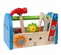 Hape Madera Fix-It Herramienta Caja 17 Piezas Nuevo en 3 + Fine Motor