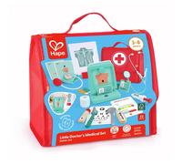 Hape – Juego de madera para niños – Kit de doctor con instrumentos interactivos