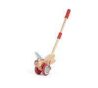 Hape Mariposa de Empujar y Tirar | Juguete de Madera para Empujar | Juguete para Bebés y Niños Pequeños Desde 12 Meses