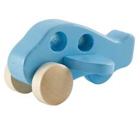 Hape Mini Avión de Madera | Juguete Clásico de Propulsión Manual | Ideal para Manos Pequeñas | 12+ Meses