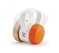 Hape Mordedor Sonajero de Anillos | Juguete a base de arroz para Bebés | Mordedor Seguro y Sonajero para Dentición