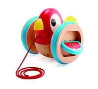 Hape Pajarito de Arrastre - Juguete de Madera con Alas Que Aletean, Fomenta Habilidades Motoras, para Niños Desde 12 Meses