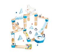 Hape Penguin Playland - Juguete de mármol para correr