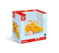 Hape Pequeño Helicóptero | Juguete de Helicóptero de Madera | Juguete para Llevar | Apto para 10+ Meses