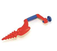 Hape- Jeu de Plage-Foreuse Mythisch Juguete de Arena, Color Rojo, Mittel (E8180)