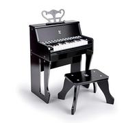 Hape - Piano con Taburete Aprende con Luces Negro (E0629)