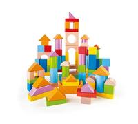 HaPe Puzle de madera 101 bloques – Bloques educativos y creativos – A partir de 12 meses