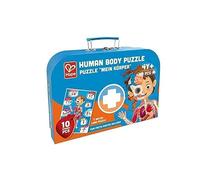 Hape Puzle del Cuerpo Humano | Puzzle Educativo de Madera | Incluye Órganos 3D y Póster Anatómico | Juguete Didáctico para Niños Desde 3 Años