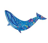 Hape- Puzzle de Suelo Brillante de Ballena - 200 pzs