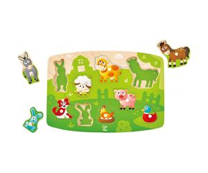 Hape - Rompecabezas de granja Hape