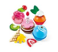 Hape Set de Cupcakes Juego de Repostería Creativa A Partir de 3 Años