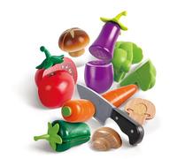 Hape Set de Verduras - Juego de Cortar para Peques con Piezas Realistas y Accesorios