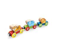 Hape Tren Viaje por la Selva - Set de Tren con Animales Salvajes Desmontables