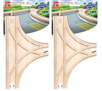 Hape - Vía T 1 Pieza(Toynamics E3775) (Paquete de 2)