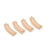 Hape Vías Curvas Largas Pack 4 Piezas