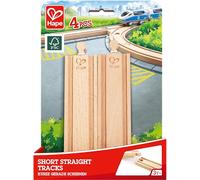 Hape Vías Rectas Largas Pack 4 Piezas