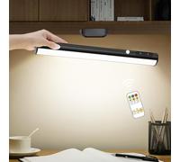 Hapfish Luz LED con Sensor de Movimiento Sin Cable, Lampara LED Pared USB Recargable Magnetica Inalambrica, Luces Escritorio Bateria con Mando, Barra Flexo Pilas para Armario Espejo Cocina Baño