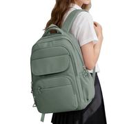 hapfoxx Mochila Instituto Adolescentes Chica Mochilas de Colegio Niña Niño Mochilas Escolares,Mochila Tipo Casual Travel Daypack Impermeable School Laptop Women Backpack College Bag,Verde Militar