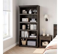 Hapihom Estantería con 5 compartimentos, 171 cm, estantería de pie con almacenamiento, estantería moderna de madera, estantería de almacenamiento para salón, dormitorio, 80 x 32 x 171 cm