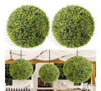 Hapihom Juego de 2 bolas de boj grandes de 52 cm de diámetro artificial, resistente a los rayos UV, planta artificial, planta decorativa, plantas artificiales, plantas esféricas para jardín