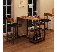 Hapihom Juego de mesa de bar de 3 piezas