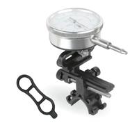 Hapihom Soporte giratorio para rueda de bicicleta, soporte de centrado para ruedas de bicicleta, juego de medidor, herramientas de ajuste de llantas de bicicleta con indicador de reloj, para bicicleta