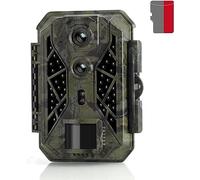 Hapimp Cámaras de Caza 32MP 4K Velocidad de Disparo 0.1s Nocturna IP66 Impermeable Cámara de Fototrampeo con Detección de Acción 45 pcs 850nm IR Leds de Luz Infrarroja Admite hasta 512G