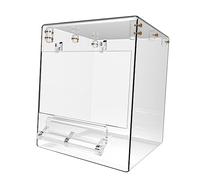 HAPINARY 1 Caja De Bañera para Pájaros Baño Transparente para Mascotas De Loro Baño Práctico para Pájaros Bañera para Loros Suministros para Pájaros Bañeras para Loros