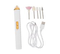 HAPINARY 1 Juego Amoladora Eléctrica Gel Taladro De Uñas Inalámbrico Lijadora De Uñas Prensa De Uñas Endurecedor De Uñas Pulidora Taladro De Uñas Recargable Conductor Clavo Abs
