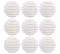 HAPINARY 10 Balones de Práctica de Interior para Golf Diseño de Rayas, Caucho Sintético Suave y Elástico para Entrenamiento de Principiantes