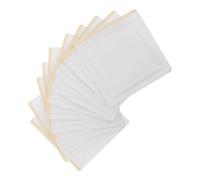 HAPINARY 10 Parches de Aceite de Ricino Autoadhesivos Desechables 10 Unidades Tamaño Único Antifugas para Masaje Corporal y Relajación en Abdomen, Rodillas y Pies