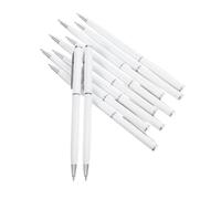 HAPINARY 10 Piezas Bolígrafos Metálicos Giratorios para Oficina Escritura Fina y Suave con Tinta Resistentes y Cómodos para Uso Profesional y Estudiantil
