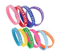 HAPINARY 10 Piezas Pulseras de Coloridas para de Brazaletes de Recompensa para Aula Motivación Escolar para Niñas