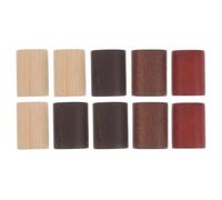 HAPINARY 10 Piezas Tapón de Botella de Madera para Pulverizador, Tapón de Repuesto para Frasco de Perfume, Cilindro 15 Dientes, Bambú y Madera, Cierre Hermético, Accesorio para Colecciones