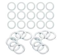 HAPINARY 100 Arandelas de Velocidad para Patineta, Espaciadores de Rodamientos Metálicos, Accesorios de Fijación para Longboard, Soporte Duradero para Eje de Camión, Kit de 100 Piezas