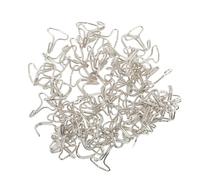 HAPINARY 100 Ganchos de Hierro para Asiento de Coche, Gancho Organizador para Cojín, Colgador Resistente para Cinta Trenzada de 2 Cm, Uso Práctico en Interior de Vehículo, Pack de 100