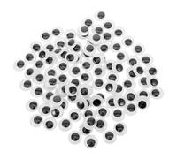 HAPINARY 100 Piezas Ojos Plásticos Adhesivos para Manualidades Diy Ojos Móviles Redondos para Muñecos de Crochet y Marionetas de Mano