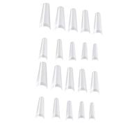 HAPINARY 1000piezas Tips De Uñas Transparentes Para Manicura Muestrario De Accesorios De Arte Uñas De y Práctica Para Principiantes