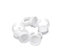 HAPINARY 100piezas Anillos De Para Adhesivo De Pestañas Kit De Fácil De Usar y Rápido Para Extensiones De Pestañas