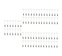 HAPINARY 100piezas Cepillos De Reemplazo Para Botellas De Esmalte De Uñas Cepillos De Nail Art Para Uso Profesional y Casero