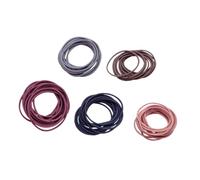 HAPINARY 100piezas Coletero de Goma Elástica sin Costuras de Gomas Pelo Coletero para Mujer y Niña Cabello Elástico