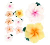 HAPINARY 10piezas Adornos De Flores De Arcilla Polimérica Dije Artesanal Para Hacer Tú Mismo Accesorios Para Bricolaje