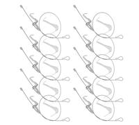 HAPINARY 12 Juegos Kit de Colgado Invisible para Cuadros con Ganchos Ajustables y Cuerda de Acero de Sistema para Exhibición de Fotos y Arte Galerías y Hogar