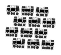 HAPINARY 12 Piezas Mini Caja Del Pirata Cofre Del De Los Mini Cofre Del Pirata Del En Miniatura Cajas as Plata El Plastico