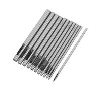 HAPINARY 12 Piezas Punzones de Cuero Redondos de Acero para Manualidades Perforadora Precisa para Cinturones Correas de Reloj y Artesanía Compacto y Portátil