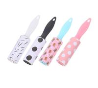 HAPINARY 12 Piezas Rodillo Adhesivo para Pelo de Unidades Portátil y Compacto Removedor de Pelusa para Ropa Sofás y Camas Adhesivas Extra para Limpieza Diaria