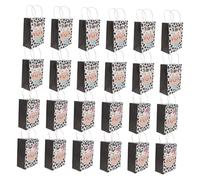 HAPINARY 12piezas Bolsa de Papel de Vaca Bolsas para Regalos de Cumpleaños Contenedores de Obsequio para Festivales para Guardar Postres y Dulces Eventos Vaca Lola